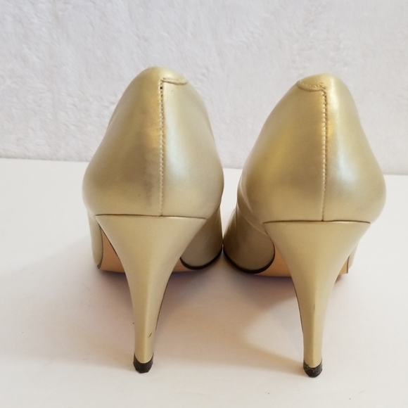Vintage Caressa Leather Heels Size 7.5M - Picture 4 of 8